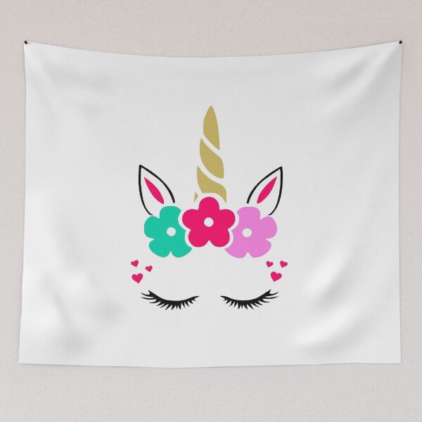 Item preview, Cute Unicorn facemask designed and sold by zaki ⭐⭐⭐⭐⭐.