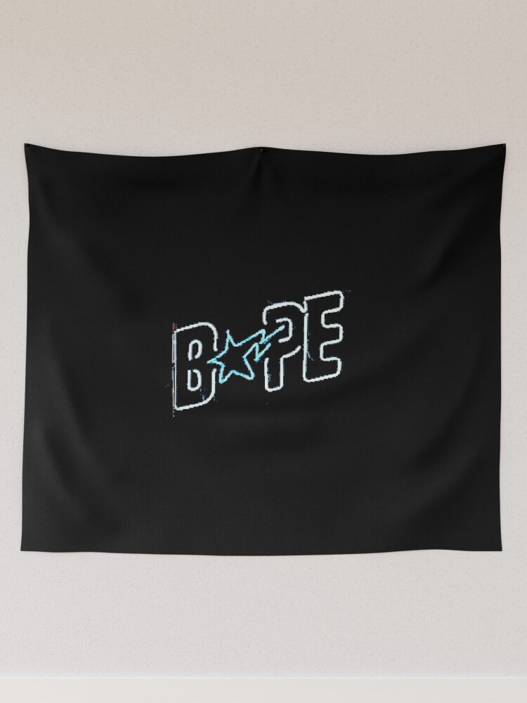 Neon Bape White Throw Pillow for Sale by SelahBeats