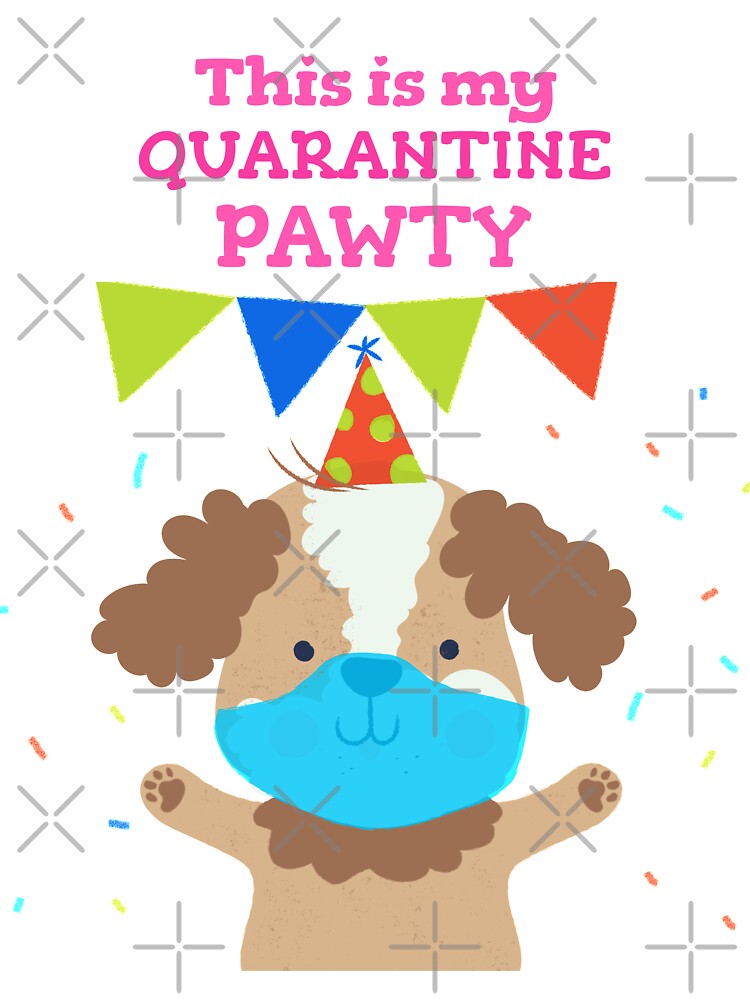 T Shirt Enfant Fete D Anniversaire De Quarantaine D Enfants C Est Ma Mise En Quarantaine Citation Drole Avec Le Chien Cadeau Enfant Pour Une Fete D Anniversaire Virtuelle Par Tamgustam Redbubble