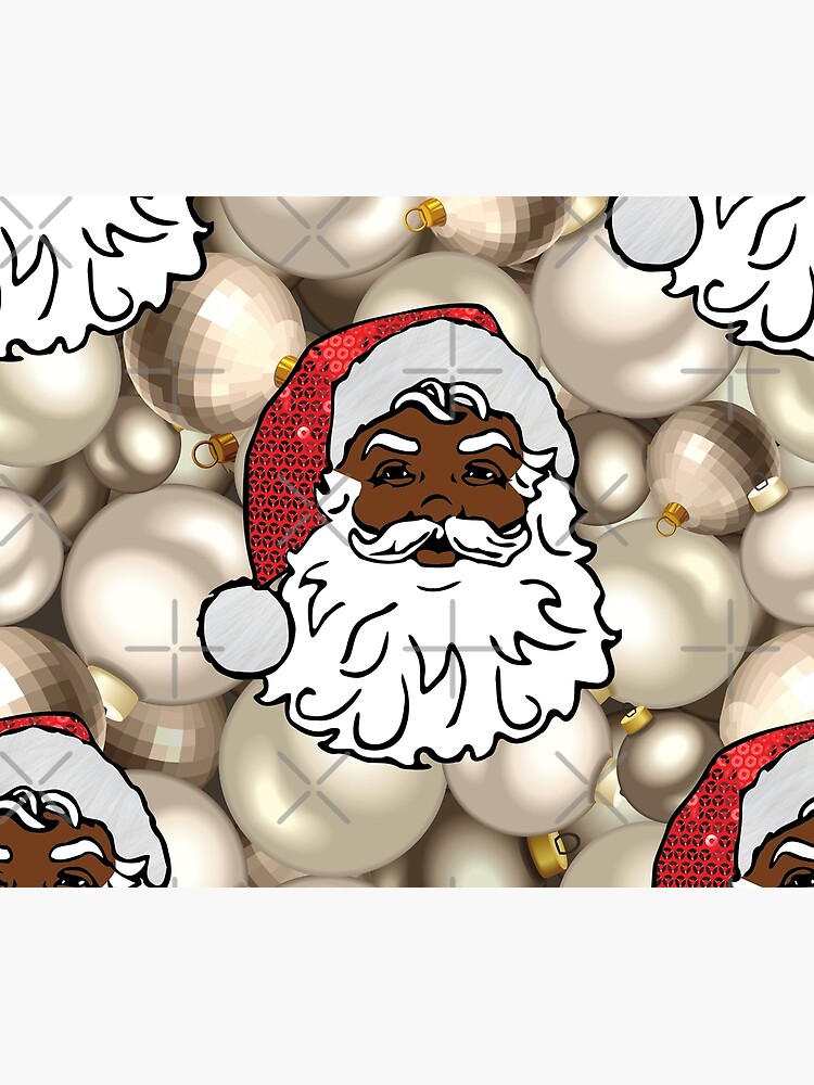 "african santa claus" Throw Blanket for Sale by gossiprag Redbubble