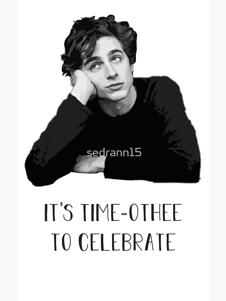 Timothée Chalamet Postcard by daddyhiddlest