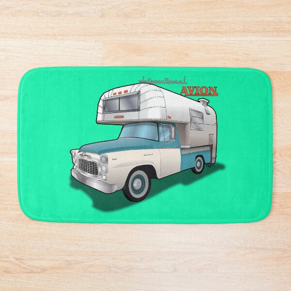 Item preview, 1960 Avion Camper and International Truck designed and sold by PatArtByKevin.