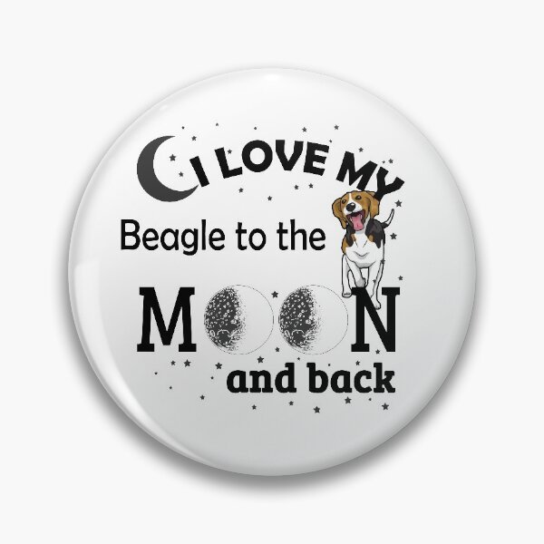 Item preview, I Love My Beagle To The Moon And Back! designed and sold by flipper42.