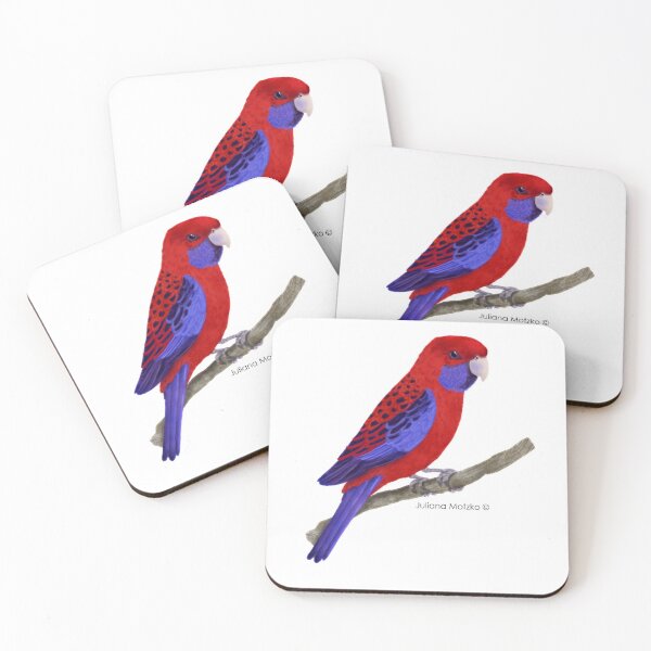 Item preview, Crimson Rosella Bird designed and sold by julianamotzko.
