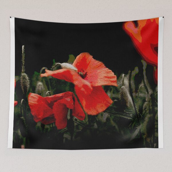 Item preview, oil painted poppy designed and sold by --Andrii--.
