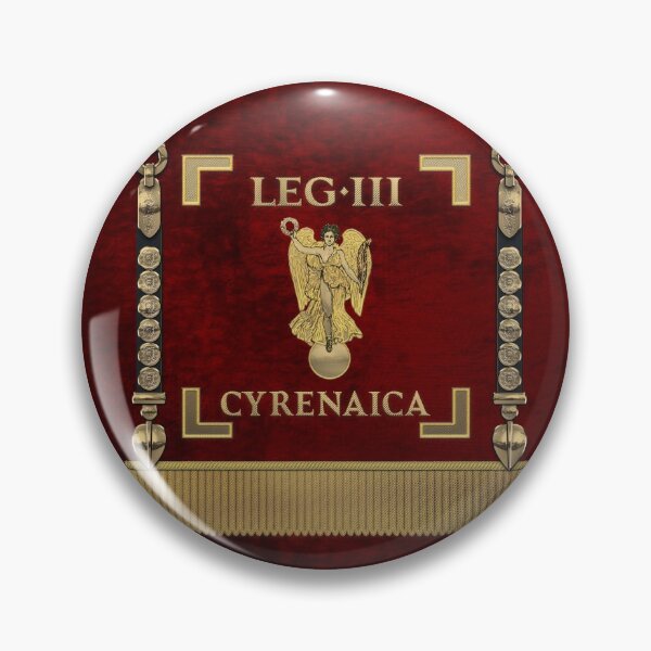 Item preview, Standard of the Cyrenean Third Legion - Vexillum of Legio III Cyrenaica designed and sold by Serge Averbukh Art Studio.