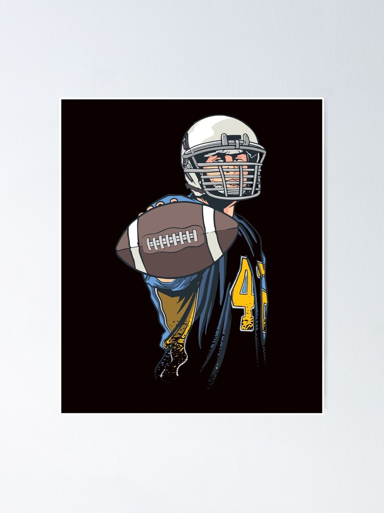 American Football Lovers Design College Pro Little league apparel' Poster  for Sale by surveyhart