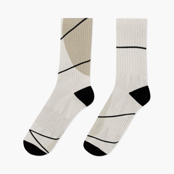 Item preview, Neutral tones, abstract shapes & line drawing. designed and sold by PandaAvenue.