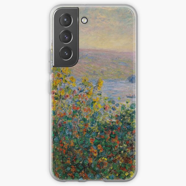 Flower Beds at Vétheuil by Claude Monet Samsung Galaxy Soft Case