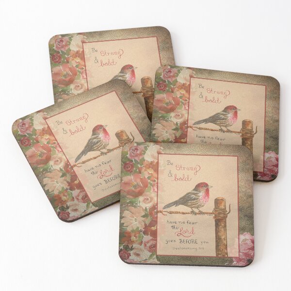 Item preview, House Finch with Scripture designed and sold by muralmouse.