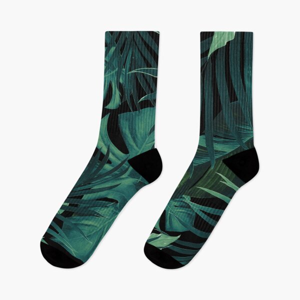 Item preview, Tropical Jungle Night Leaves Pattern #1 #tropical #decor #art designed and sold by Anita's & Bella's Art.