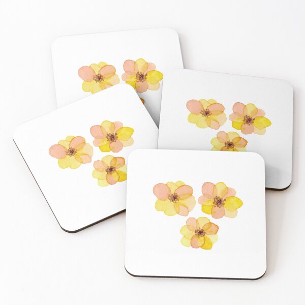 Item preview, Watercolor Yellow Flowers designed and sold by sol gabi.