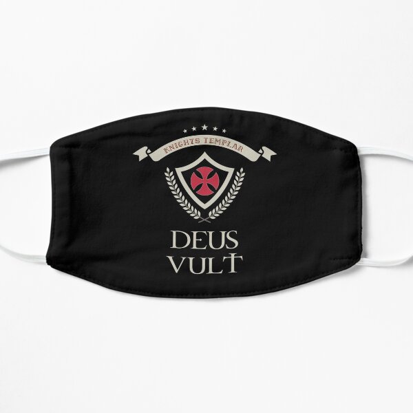 ✙ Knights Templar ✙ Crusader ✠ Christian Warrior Epic History Amazing Custom Insignia ✠ DEUS VULT ✠ Flat Mask