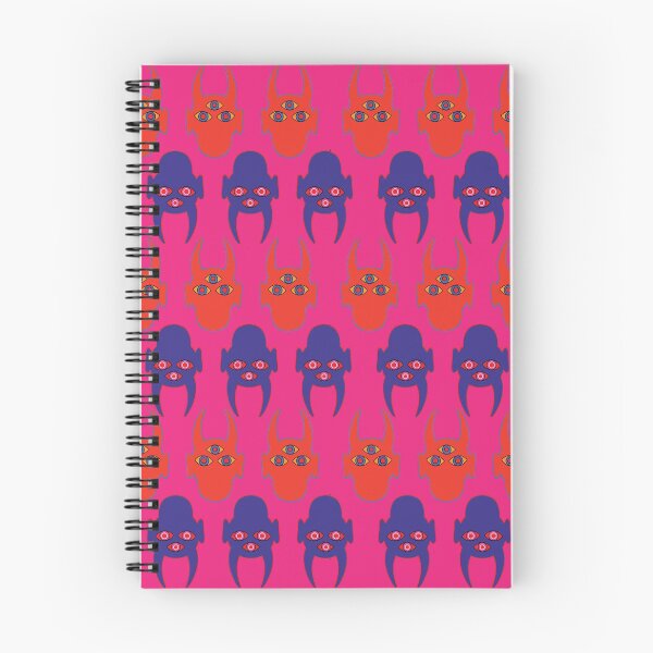 Item preview, Pink and Blue monster pattern  designed and sold by akshitamishra.