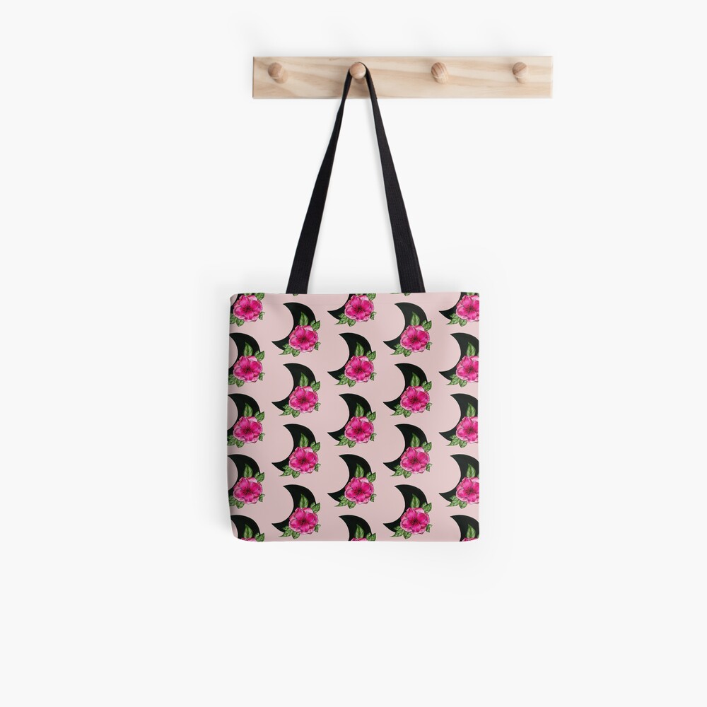 Moon Flower Tote Bag