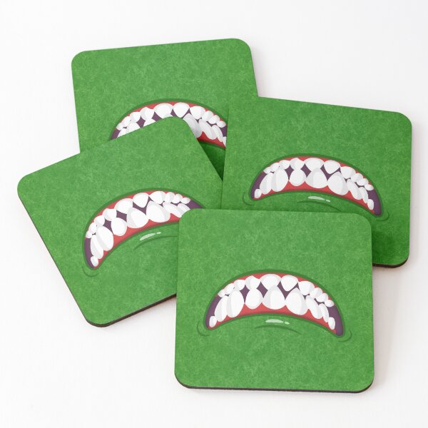 Item preview, Angry Green Fuzzy Monster Mouth designed and sold by wheedesign.