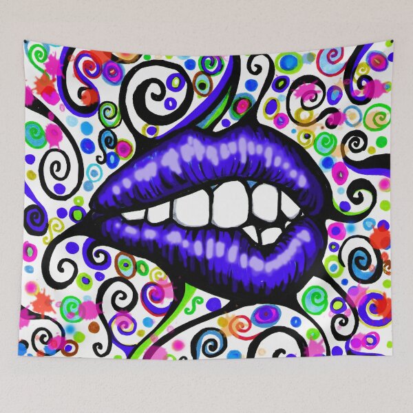 Item preview, Lips Face Mask designed and sold by jaggerstudios.