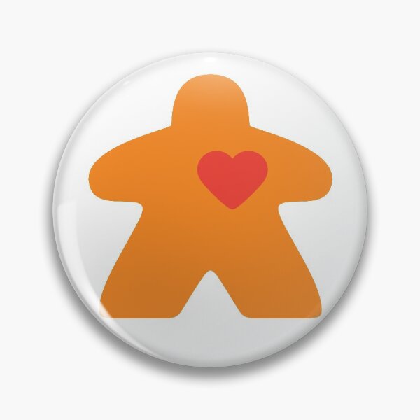 Item preview, Meeple Love - orange designed and sold by emilyRose3.