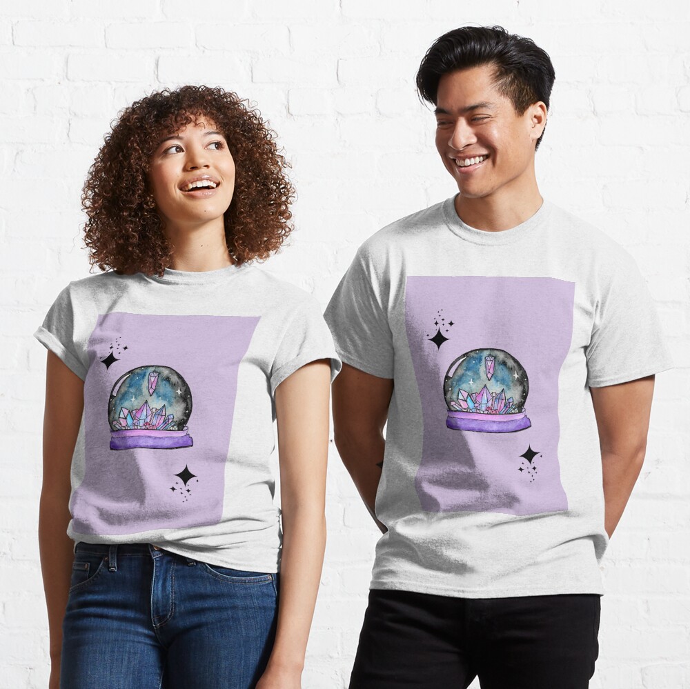 purple crystal ball watercolour art Classic T-Shirt