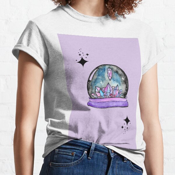 purple crystal ball watercolour art Classic T-Shirt