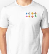 Pokemon Badges (Kanto Only) Unisex T-Shirt