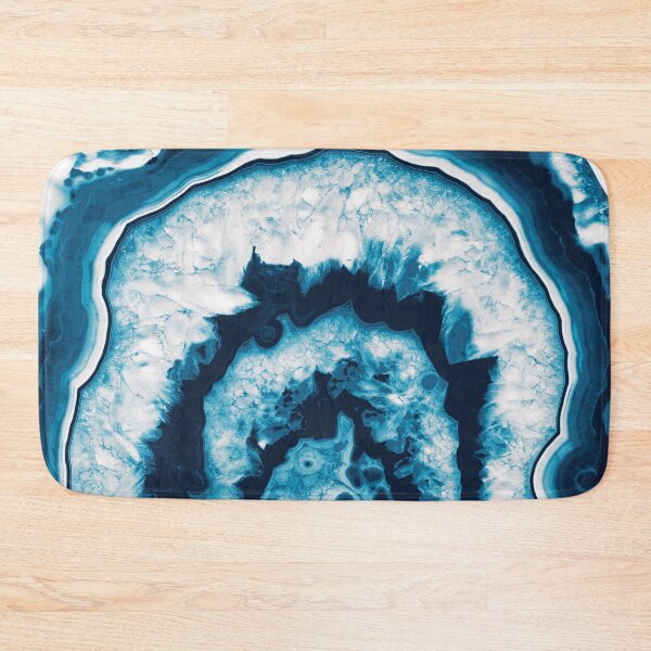 Item preview, Blue White Agate #1 #gem #decor #art  designed and sold by Anita's & Bella's Art.
