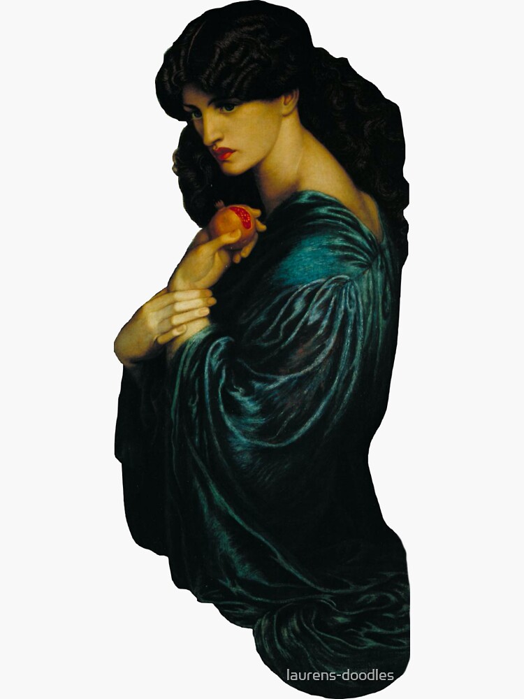 Rossetti's "Proserpine" by laurens-doodles