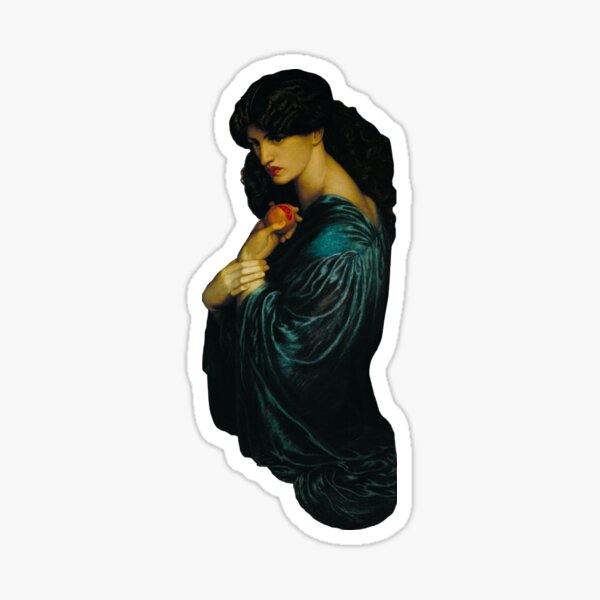 Rossetti's "Proserpine" Sticker