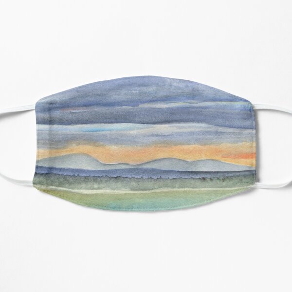 Stormy Sunrise Flat Mask