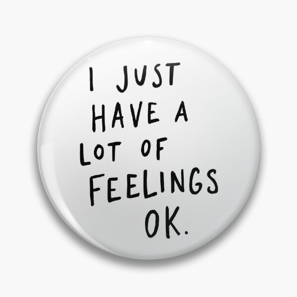 Item preview, Feelings White designed and sold by Me And The Moon.
