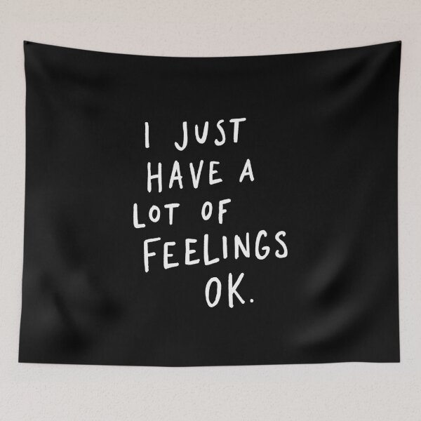 Item preview, Feelings Black designed and sold by Me And The Moon.