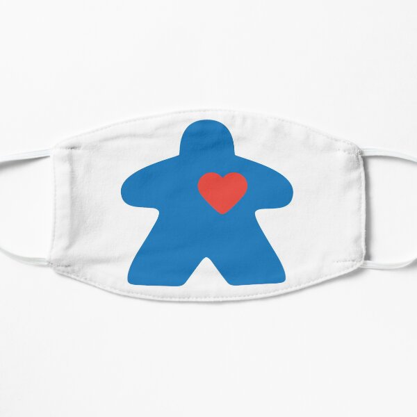 Meeple love - blue Mask