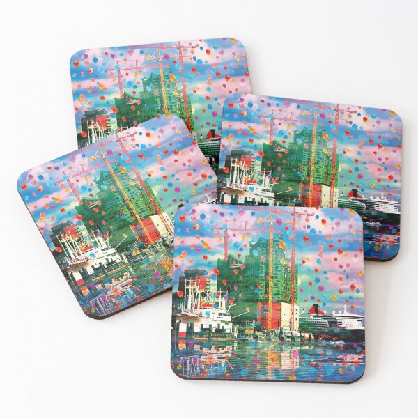 Item preview, 08 Fascination Hamburg Port Elphi Ships Pop Art - Margarita Art designed and sold by Margarita-Art.