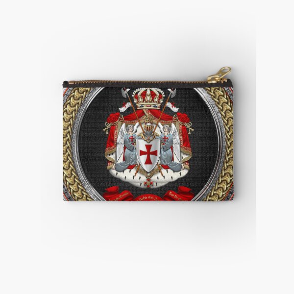 Item preview, Knights Templar - Coat of Arms Special Edition over Red Leather designed and sold by Serge Averbukh Art Studio.