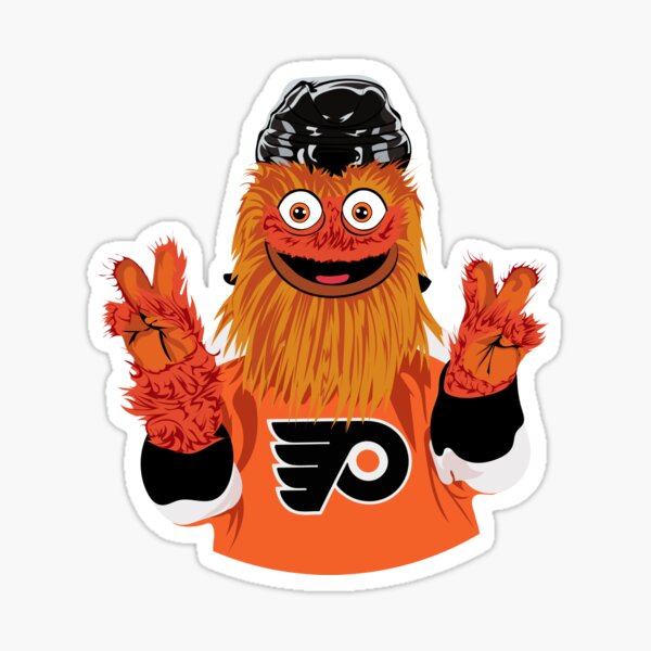 Philadelphia Flyers Mascot Gritty - 4x4 Die Cut Decal