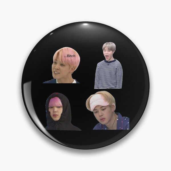 Item preview, BTS Jimin Funny Meme Sticker Pack designed and sold by koolpingu.