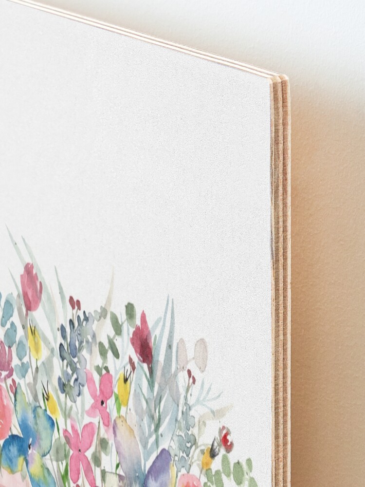 Watercolor Open Book with Florals Art Print for Sale by Harpley Design  Studio
