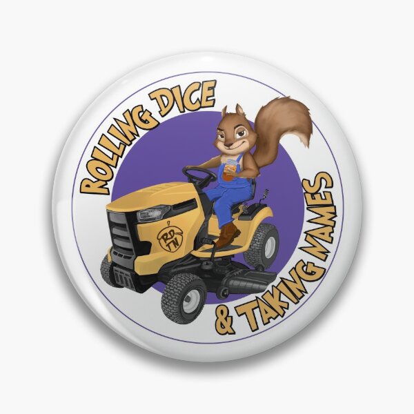 Item preview, RDTN Squirrel on a Lawn Mower designed and sold by emilyRose3.