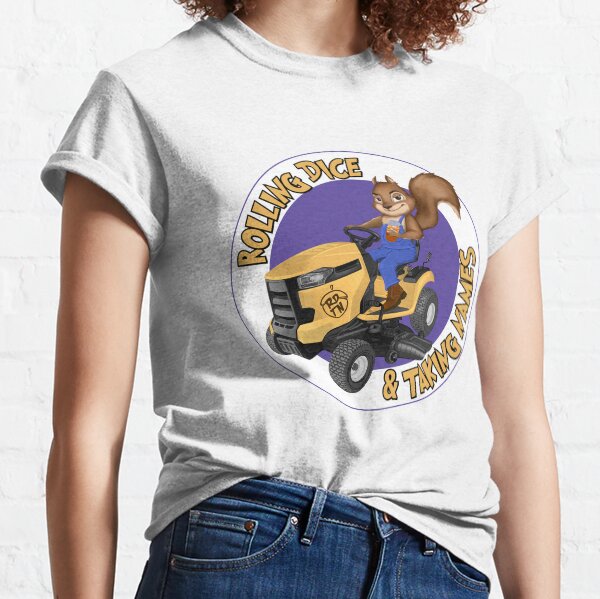 RDTN Squirrel on a Lawn Mower Classic T-Shirt