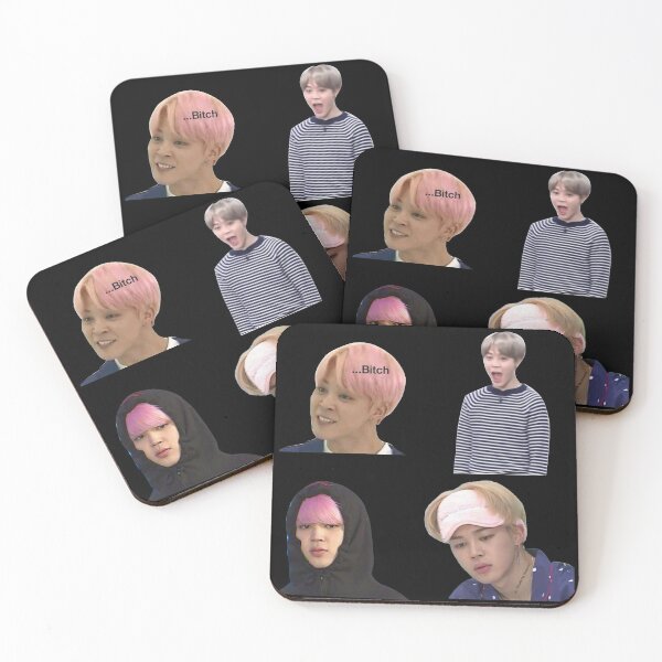 Item preview, BTS Jimin Funny Meme Sticker Pack designed and sold by koolpingu.