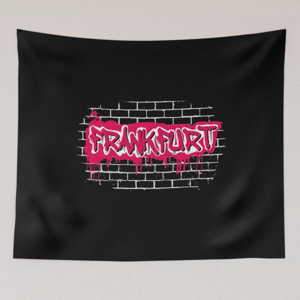 Item preview, Frankfurt graffiti pink party Mainhattan Hessen designed and sold by GeogDesigns.