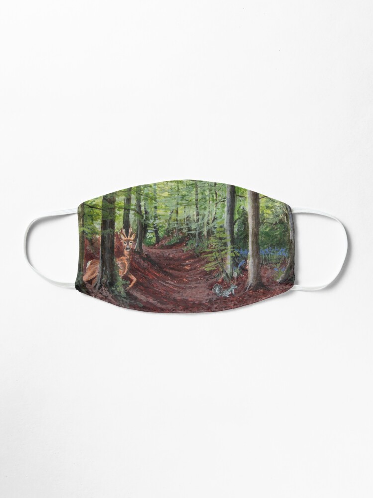 Alternate view of Woodland Animal Illustration Mask
