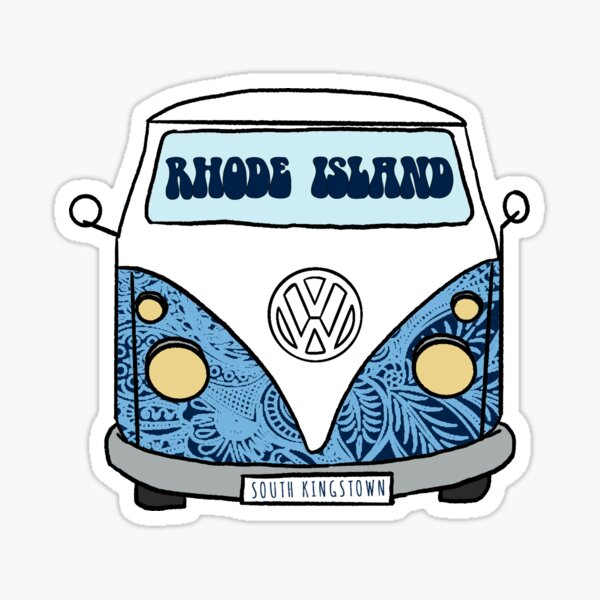 Retro URI Van Sticker