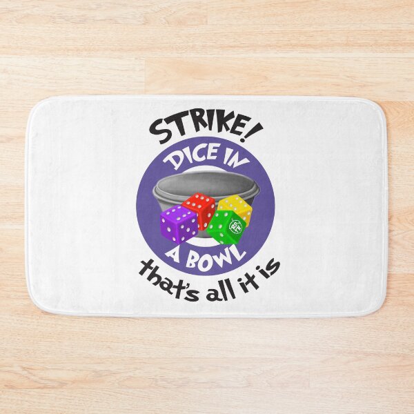 Item preview, Strike! Dice in a Bowl - Rolling Dice and Taking Names designed and sold by emilyRose3.