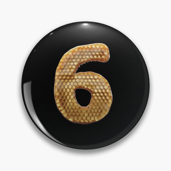 Item preview, 6 Number 3d Honey Numbers Font designed and sold by HelloFromAja.
