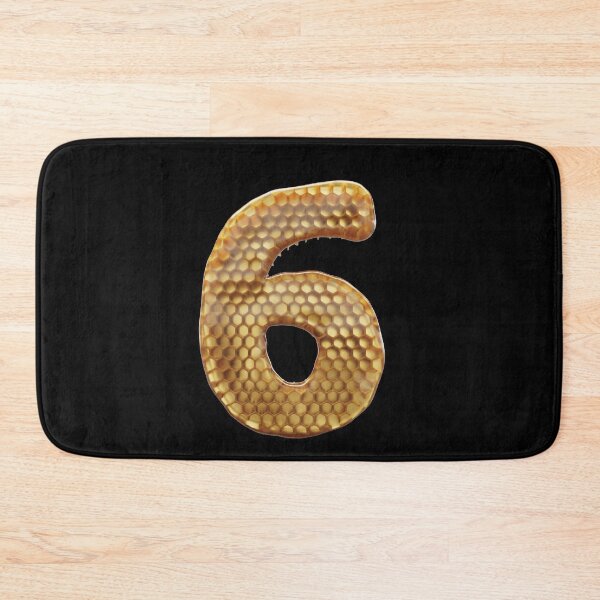 Item preview, 6 Number 3d Honey Numbers Font designed and sold by HelloFromAja.