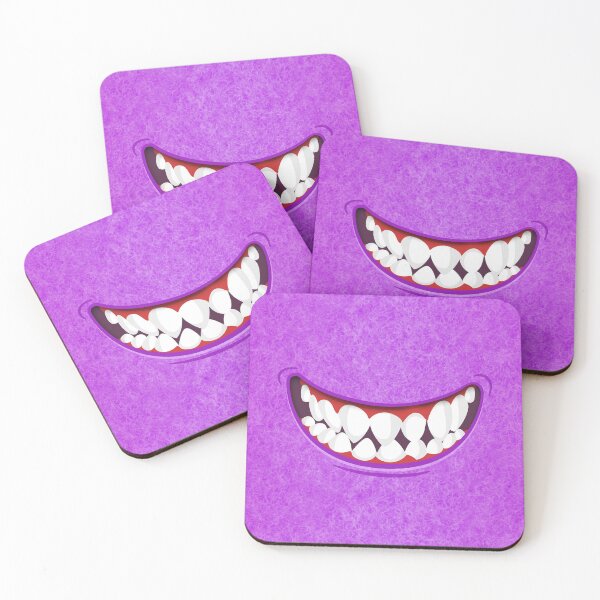 Item preview, Toothy Smile Purple Fuzzy Monster Mouth designed and sold by wheedesign.