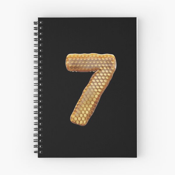 Item preview, 7 Number 3d Honey Numbers Font designed and sold by HelloFromAja.