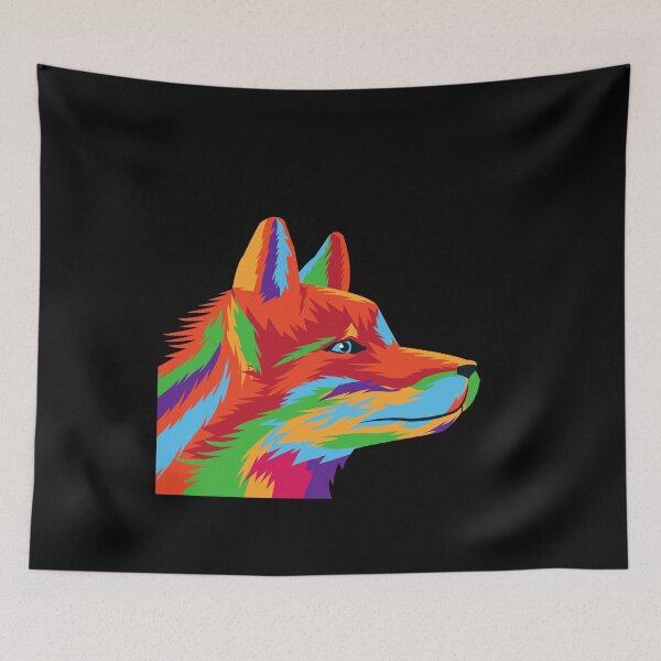 Item preview, Colorful Wolf designed and sold by Reyu ..