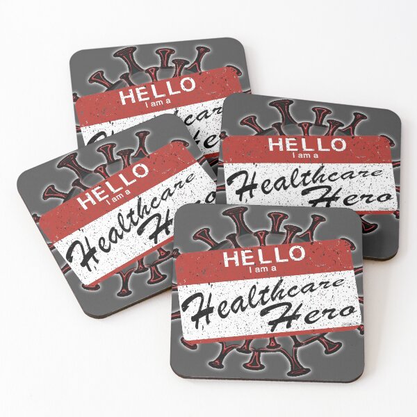 Item preview, HELLO I am a Healthcare Hero designed and sold by nostalgink.